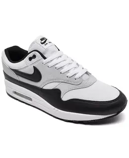 Мужские повседневные кроссовки Air Max 1 Essential от Finish Line Nike, мультиколор 21118839 | white, platinum, black