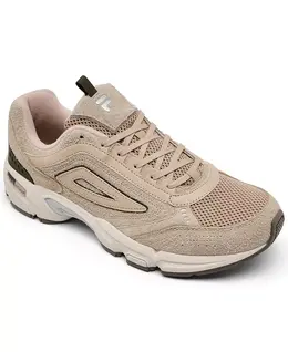 Мужские повседневные кроссовки Perano Plus от Finish Line Fila, коричневый/бежевый 19468933 | irish cream