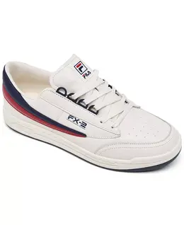 Мужские повседневные кроссовки FX-2 от Finish Line Fila, белый 19158658 | white, navy, red