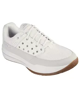 Мужские кроссовки для пиклбола Arch Fit Viper Court Luxe с расслабленным кроем от Finish Line Skechers, мультиколор 20336483 | white, gray