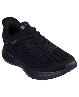 Мужские слипоны: BOBS Sport Squad Chaos - повседневные кеды с цельной подошвой от Finish Line Skechers, черный 19888200 | black