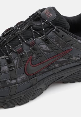 Кроссовки P-6000 Nike Sportswear, черный ni111a1ir-q11 | black/burgundy crush/midnight navy/black/metallic cool grey/cool grey