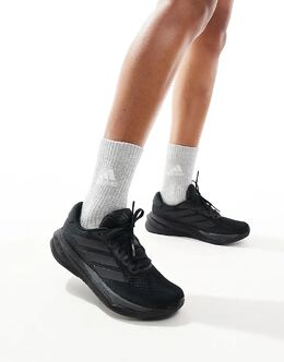 Кроссовки Adidas Running Supernova stride 2.0 черного цвета Adidas performance 140626207 | core black / iron metallic / c