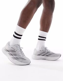 Кроссовки Adidas Running Adizero EVO SL серого цвета Adidas Performance 141937470 | silver met./iron met