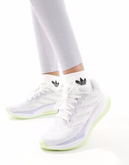 Кроссовки Adidas Running Supernova Comfortglide цвета лайм-серый и серебристый Adidas Performance 139874037 | grey