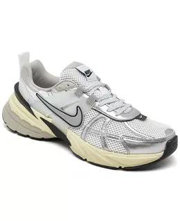 Женские кроссовки для бега V2K Run от Finish Line Nike, серебряный 18130686 | summit white, metallic