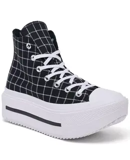 Женские кеды Chuck Taylor All Star Lift Double Stack Platform Casual от Finish Line Converse, черный 20809216 | black, white