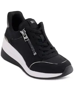 Каден Кроссовки на платформе со шнуровкой и молнией Dkny, черный 16317276 | black/ dark gunmetal