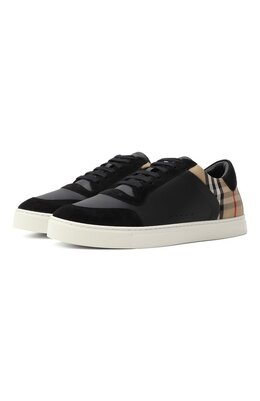 Комбинированные кеды Burberry 8070818