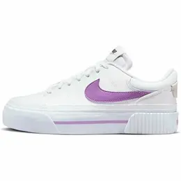 Кеды Nike Court Legacy Lift, полнота F, размер 6,5 US, белый/фиолетовый 103602707314