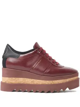 Stella McCartney 80mm platform lace-up sneakers 31365976