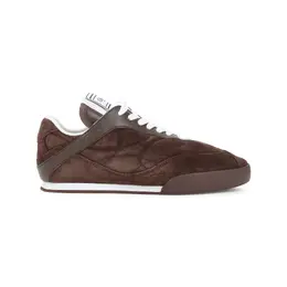 Chloé-Chocolate Brown Suede Leather Kick Sneakers-Donna 52329825599828