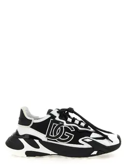Dolce & Gabbana-Daymaster Sneakers Bianco/Nero-Uomo 52611488710996