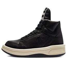 Кроссовки Converse Rick Owens x TURBOWPN Mid 'Black Cloud Cream' 172342C, черный 172342c | black cloud cream