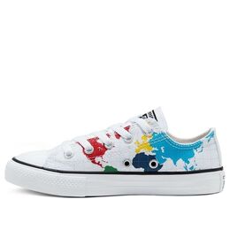 Кроссовки Converse Chuck Taylor All Star World Map 'White Blue Red' 668458c, красный