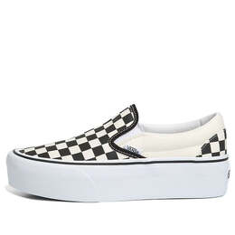 Кроссовки Vans Classic Slip-On Stackform 'Checkerboard - Black White' VN0A7Q5RTYQ, черный vn0a7q5rtyq / vn0a7q5rtyq1 | checkerboard - black white