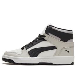 Кроссовки Puma Rebound LayUp Black/White/Blue Mid 369573-19, серый