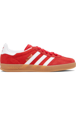 Газель кроссовки для зала Adidas, мультиколор 252751m237165 | better scarlet/cloud white/gum