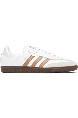 Сандалии и кроссовки Samba Adidas, мультиколор 252751m237080 | cloud white/cardboard/gum