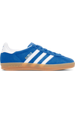 Газель кроссовки для зала Adidas, мультиколор 252751m237167 | blue bird/cloud white/gum