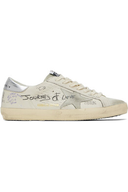 Кроссовки Super-Star ltd Golden Goose, мультиколор 251264m237063 | white/ice/silver