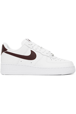 Кроссовки Air Force 1 '07 Nike, мультиколор 251011m237204 | white/white/burgundy crush