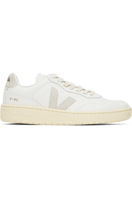 Кожаные кроссовки V-90 Veja, мультиколор 251610m237044 | extra-white/natural