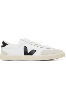 Волей кроссовки из холста Veja, мультиколор 251610m237012 | white/black