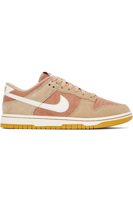 Кроссовки Dunk low retro se Nike, мультиколор 251011m237140 | hemp/terra blush/gum light brown/pale ivory