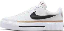 Кроссовки Nike Sportswear "COURT LEGACY LIFT", цвет White-Black-Hemp-Team-Orange 6455845838 | white-black-hemp-team-orange