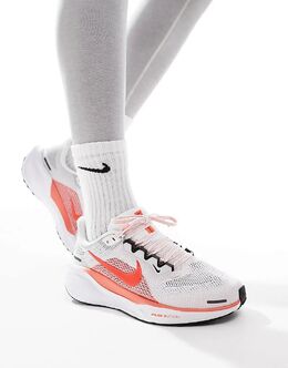 Кроссовки Air Zoom Pegasus 41 белого и розового цвета Nike Running 137317417 | pink