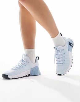 Кроссовки Nike Training Free Metcon 6 светло-голубого и белого цветов 139987911 | light blue