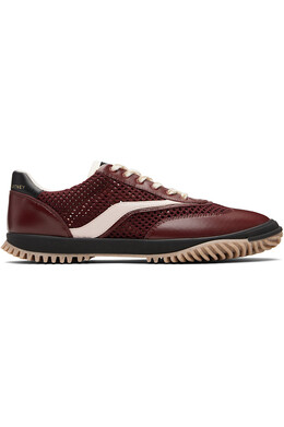 Кроссовки S-Wave с сетчатыми вставками Stella McCartney, цвет wine 252471f128002 | wine