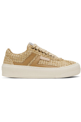 Кеды Lanvin из рафии и кашемира Lanvin, цвет natural 251254f128010 | natural
