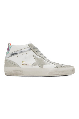 эксклюзивные белые кроссовки Mid Star от Ssense Golden Goose, белый 241264f127002 | white
