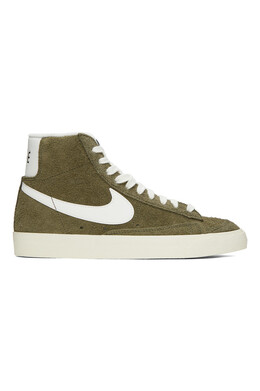 Блейзер мид '77 винтажные кроссовки Nike, мультиколор 241011f127001 | medium olive/coconut milk/black/sail