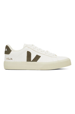 Кроссовки из хромфри кожи Campo Veja, мультиколор 242610f128012 | white/khaki