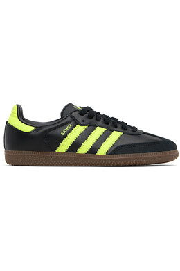 Сандалии и кроссовки Samba Adidas, мультиколор 252751f128140 | black/pulse lime/gum