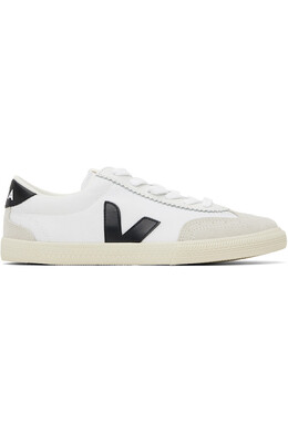 Волей кроссовки из холста Veja, мультиколор 251610f128002 | white/black