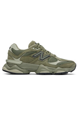 9060 кроссовки New Balance, мультиколор 251402f128062 | dark olivine/olivine/black