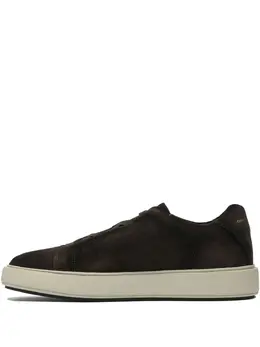 Officine Creative Slouch suede low-top sneakers 31498236