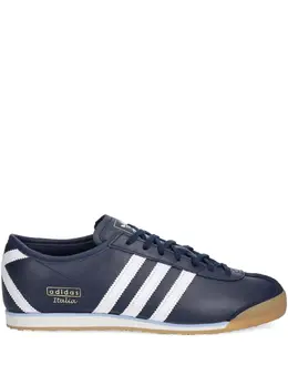 Итальянские кожаные кроссовки Adidas, синий 31501603 | синий