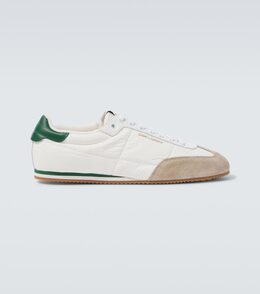 Кроссовки Aston с отделкой из замши Saint Laurent, Blanc Opt/Rock/Bia/D p00995643 | blanc opt/rock/bia/d