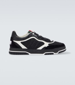 Кроссовки Re-Web GG Canvas с кожаными вставками Gucci, Bla/Bla/G.W/Bla/Vrv/ p00943429 | bla/bla/g.w/bla/vrv/
