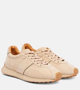 Винтажные замшевые кроссовки T Tod's, Naturale p01073742 | naturale