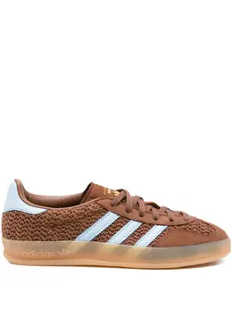 Кроссовки Gazelle из кожи Adidas, коричневый 31294835 | коричневый
