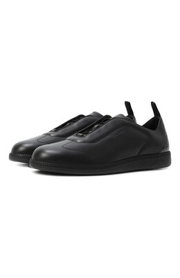 Кожаные кеды DBS-Olympic Santoni mbpg22109nerk0il