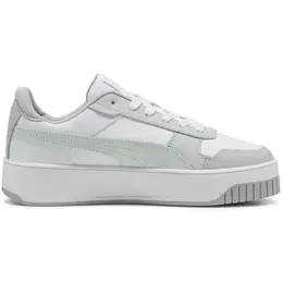 Кеды Puma Carina Street, размер 5 UK, белый/серый/зеленый 103761031911