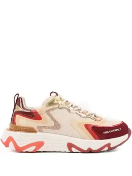 Karl Lagerfeld metallic-panelled chunky sneakers 31534065