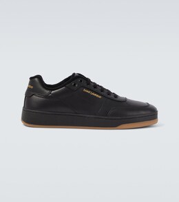 Кожаные кроссовки SL/61 Saint Laurent, нуар p01080752 | noir
